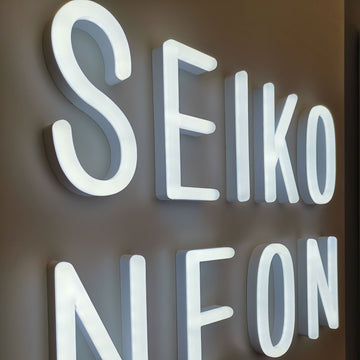 Custom wall shop sign faux LED neon signs acrylic letters signage neon style business logo