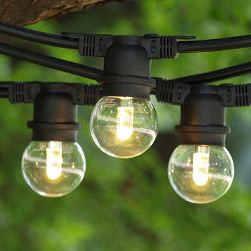 Commercial Grade String Lights  LED  G50 Professional Bulbs  Outdoor IP65 Waterproof String Lights (medium/E26 Base)