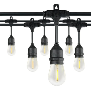 S14 outdoor garden light string, various plugs, solar