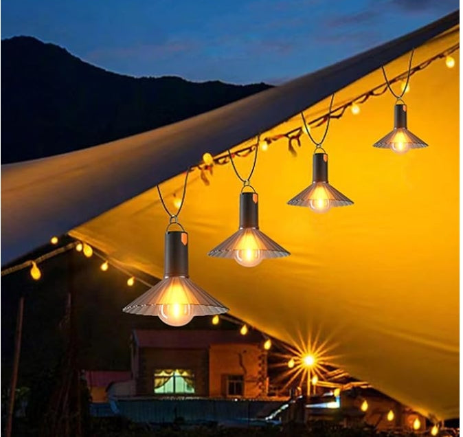 Multi-Functional Rechargeable Emergency Light for Camping Night Market Stall Garden Decoration Full Bright Half Bright Light