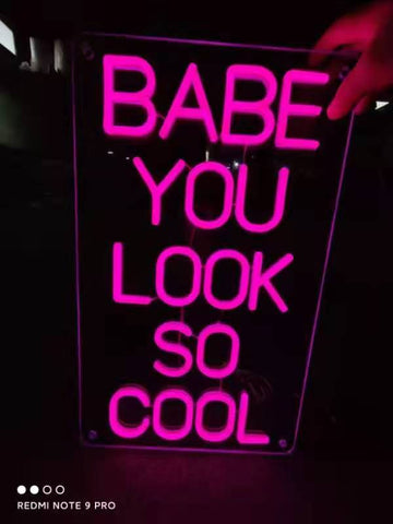 Baby you look so cool