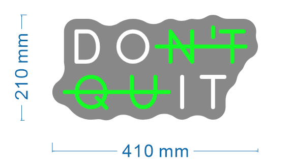 Don't quit