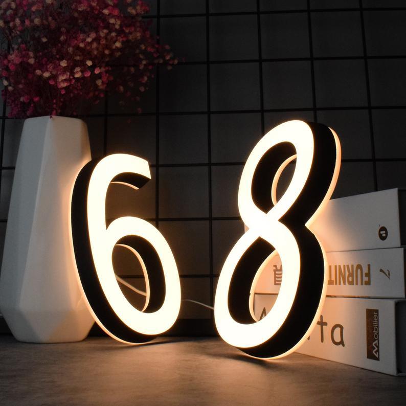 Customized 3d Luminous Acrylic Mini letter
