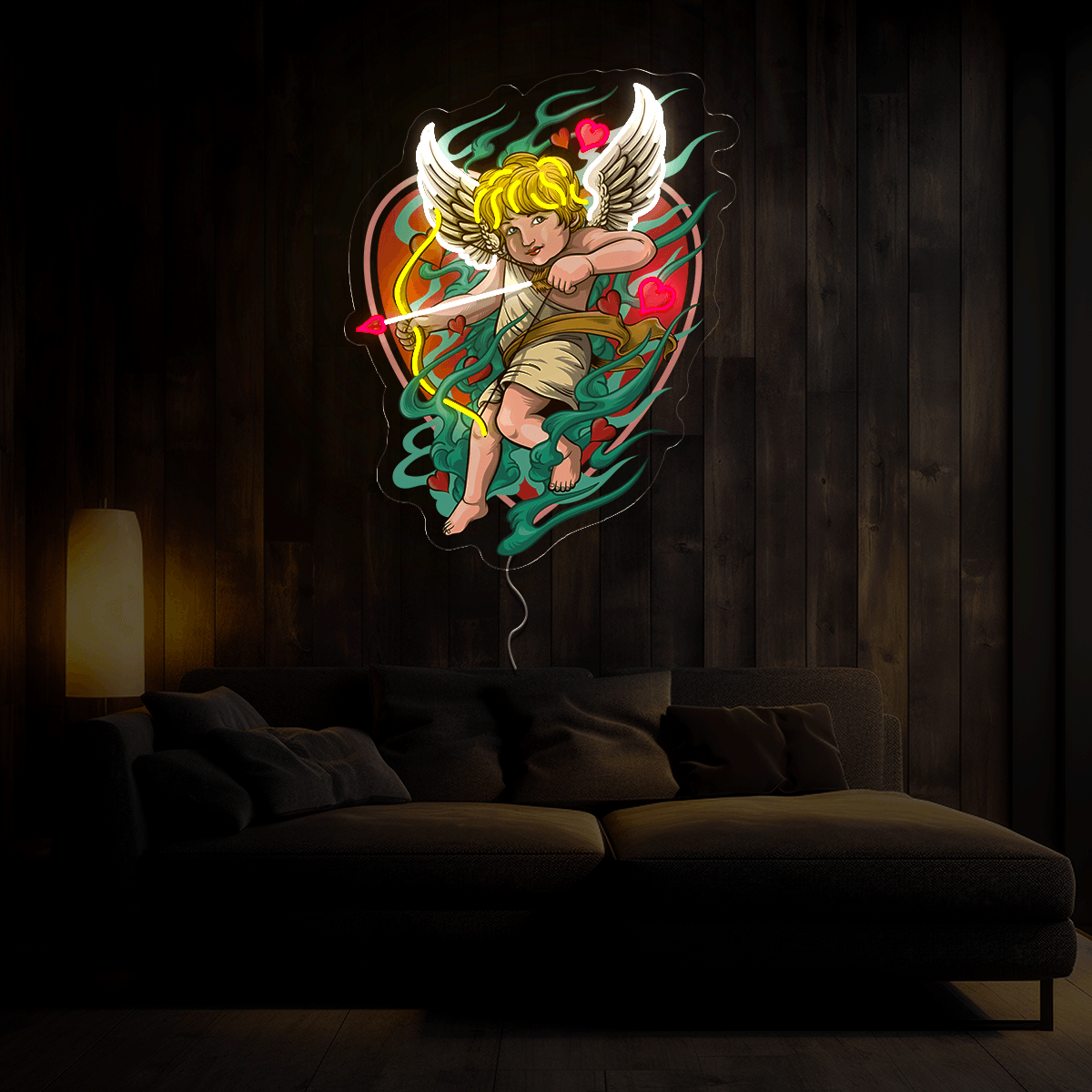 Cupid Artwork Neon Sign