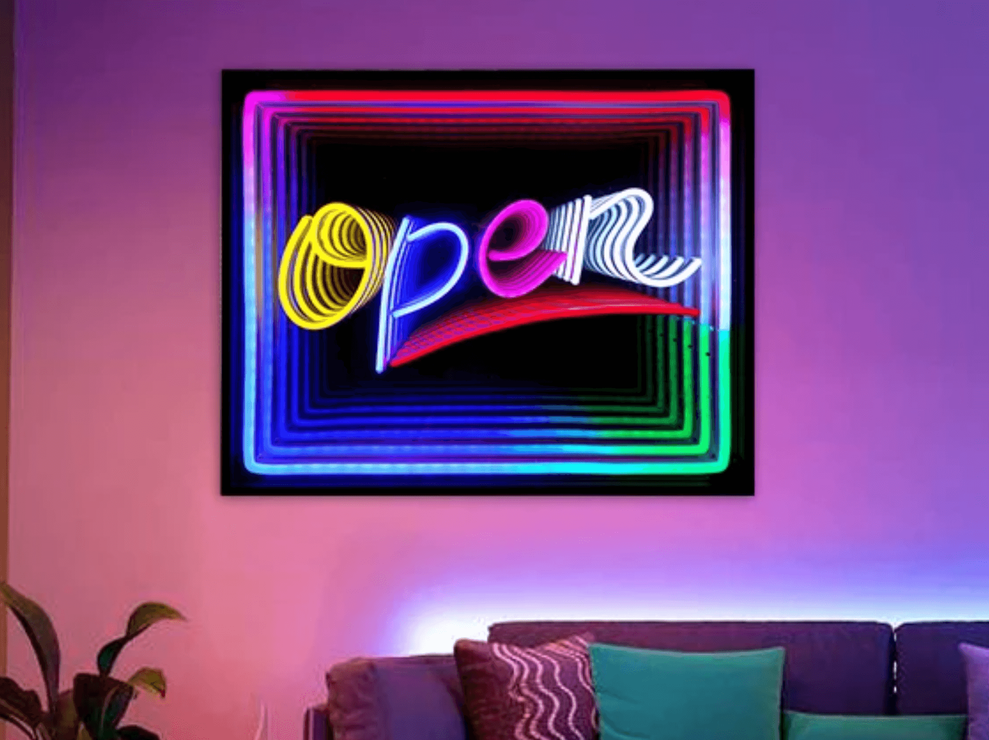 Open Sign - LED Infinity